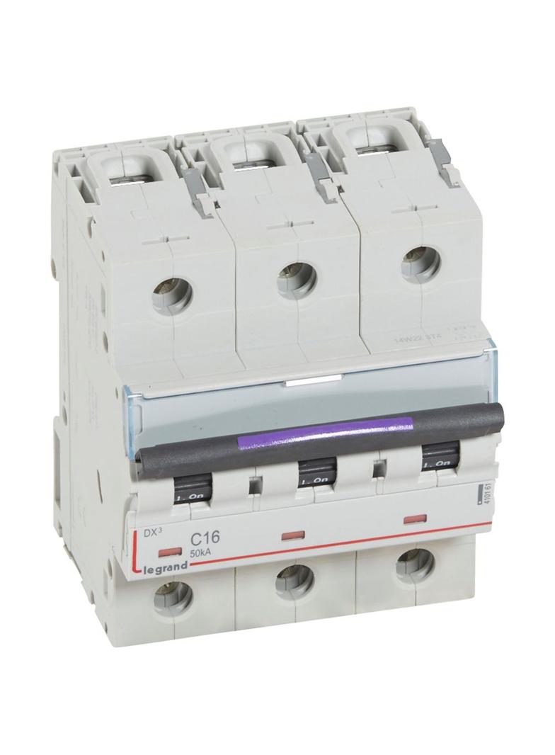 Wyłącznik Nadprądowy S323 C16 3P 16A 50Ka DX3 410161 LEGRAND
