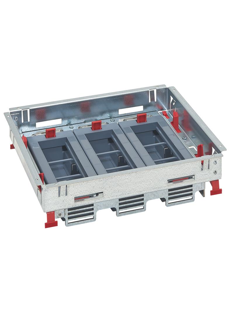 PUSZKA PODŁOGOWA STANDARDOWA POZIOMA REGULOWANA 18(3X6)M, Legrand