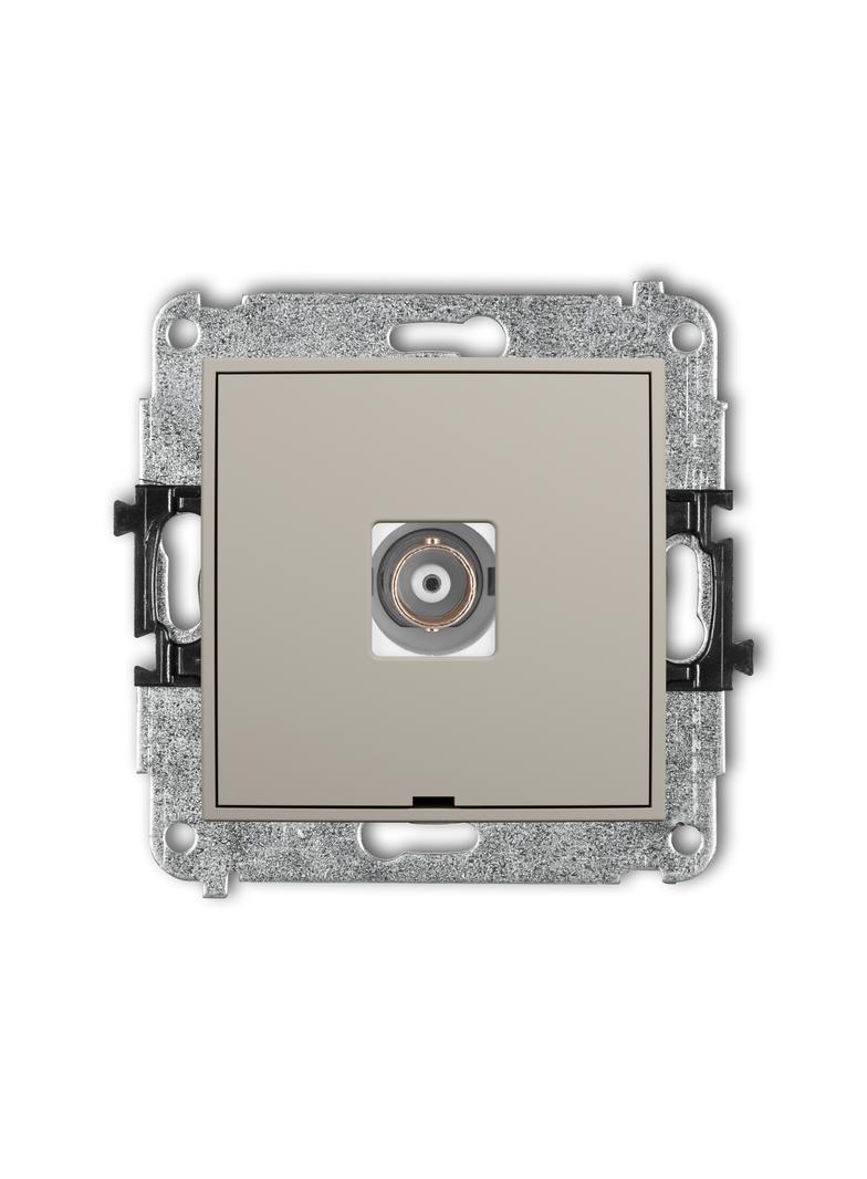 ICON Gniazdo pojedyncze BNC taupe 60IGBNCBO-1 KARLIK