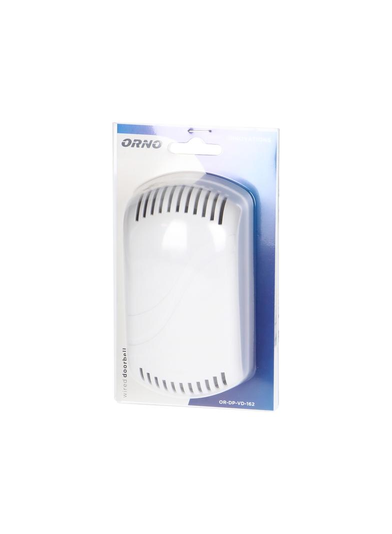 Dzwonek elektroniczny dwutonowy 8V biały OR-DP-VD-162/W/8V ORNO