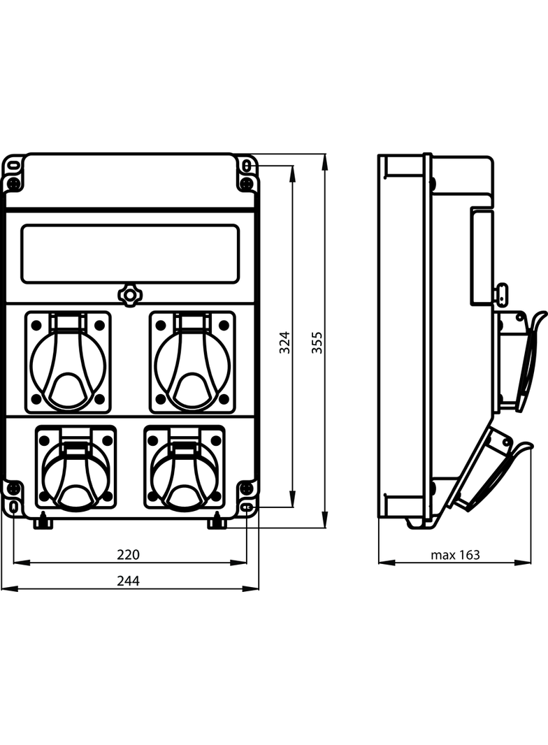 ROZDZIELNICA NISKIEGO NAPIĘCIA    2X3F-32A,4X5X32A