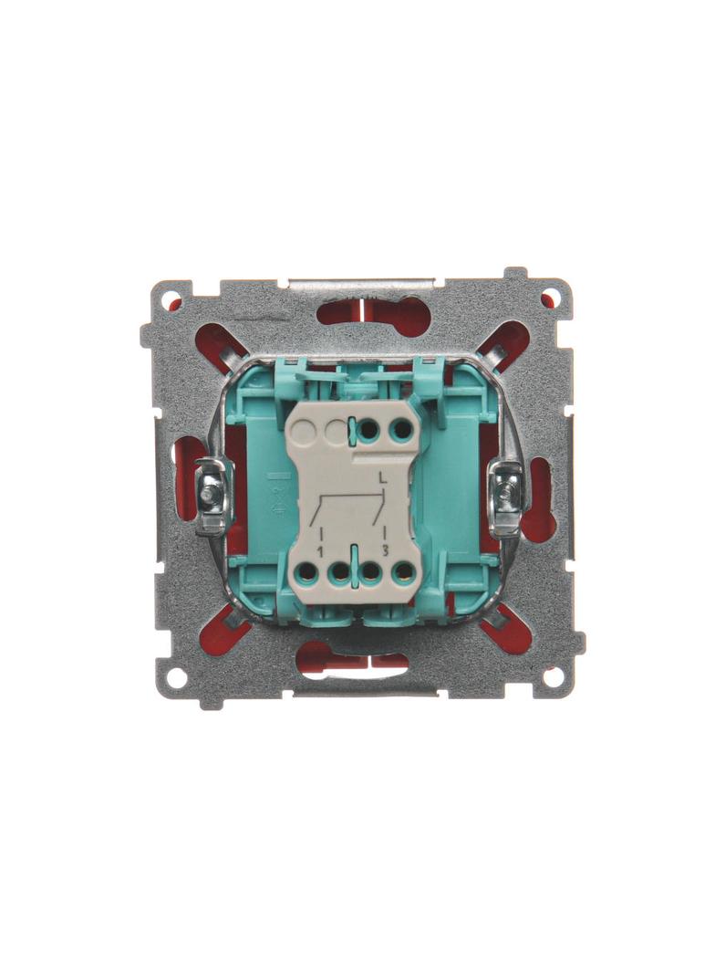 Simon Basic Łącznik świecznikowy 10A 250V szybkozłączka czerwony BMW5.01/22 KONTAKT