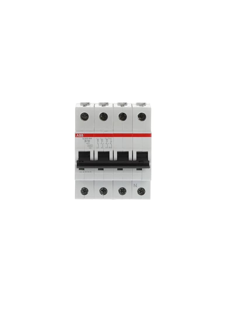 S203-B10NA Wyłącznik nadprądowy 6kA 3P+N B10A 2CDS253103R0105 ABB