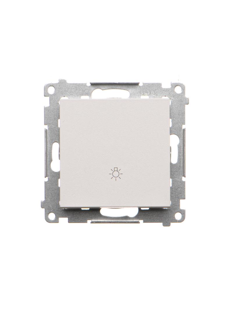 Simon 55 Przycisk zwierny /światło/ szybkozłączka Jasnoszary mat