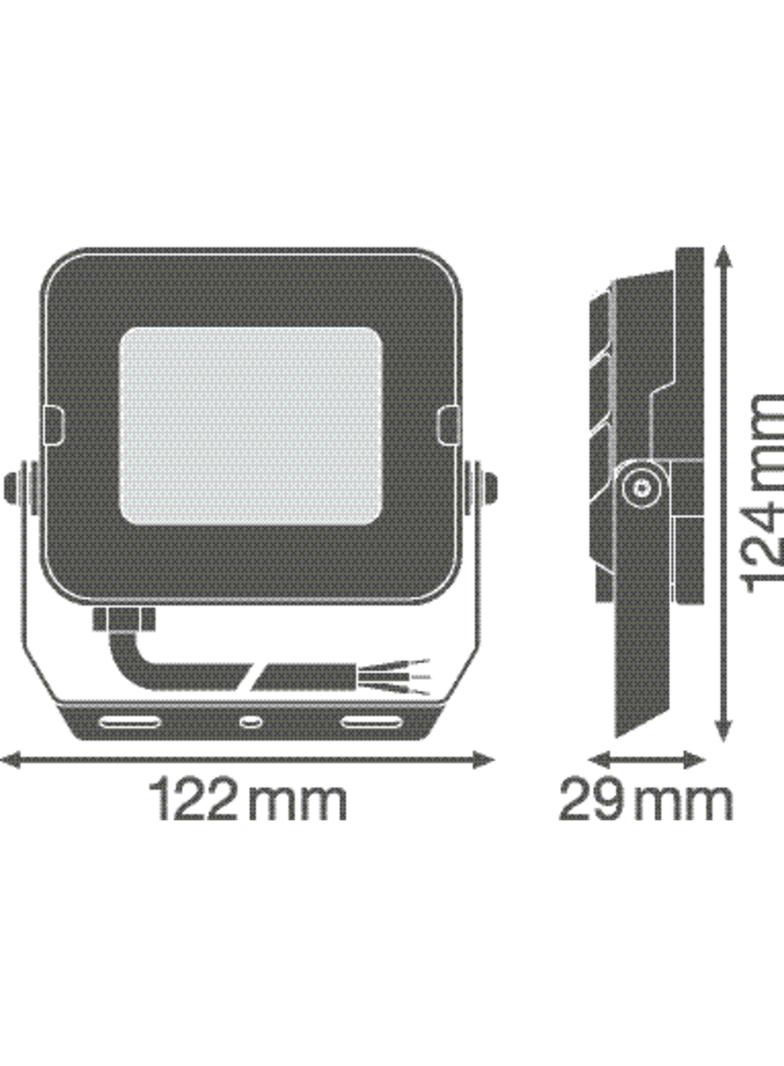 Naświetlacz LED FLOOD COMPACT V 20W 840 SYM 100 WT 4058075574793 LEDVANCE