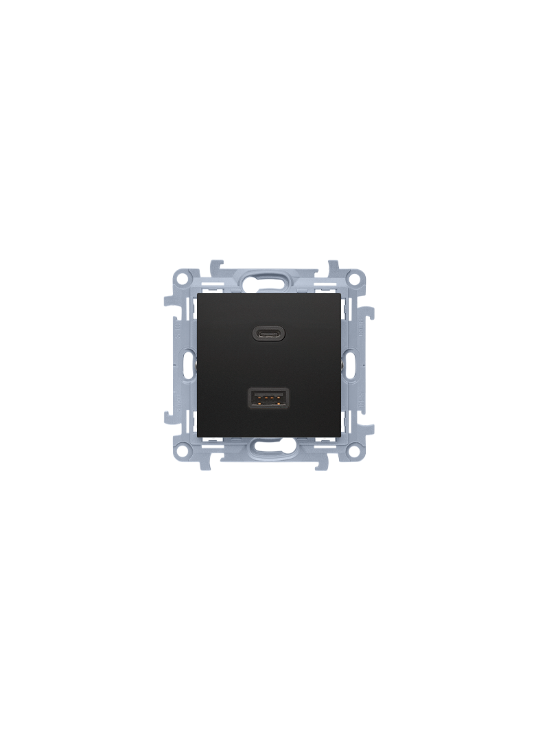 "Simon 10 Ładowarka USB C+A (moduł), 30 W, 230V