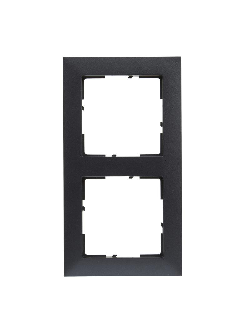 Suno Ramka Podwójna 2-Krotna Ciemnoszary 721552 LEGRAND