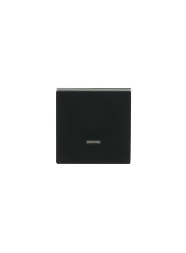 FUTURE Element obsługi z lampką neonową. czarny matowy