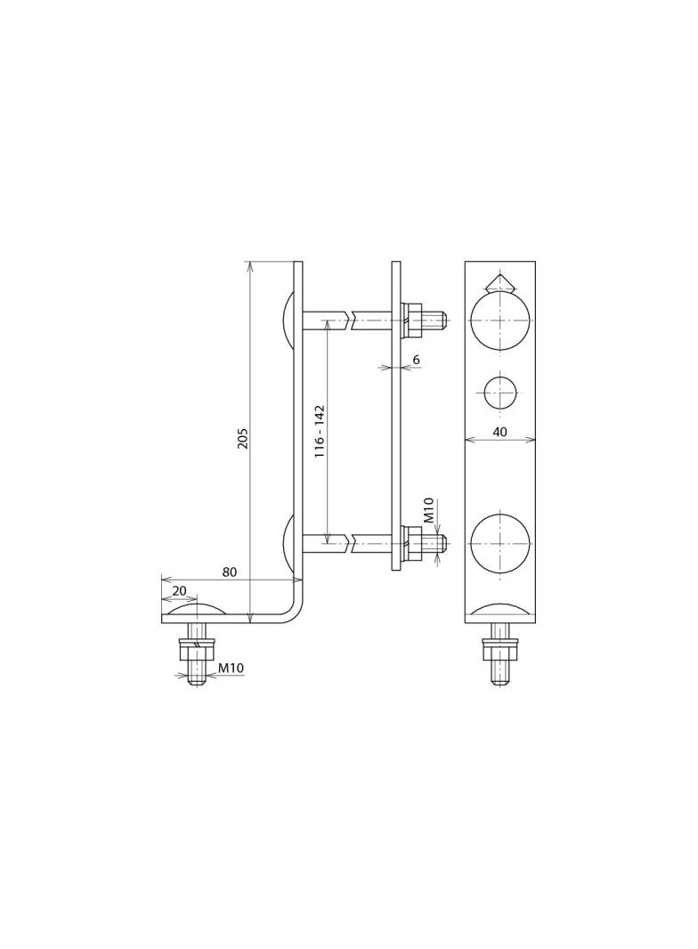 Element montażowy BF TRA