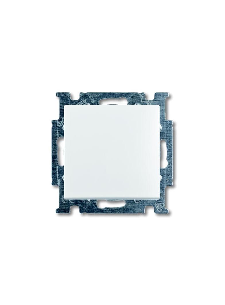 BASIC55 Wyłącznik z klawiszem krzyżowy  biały alpejski