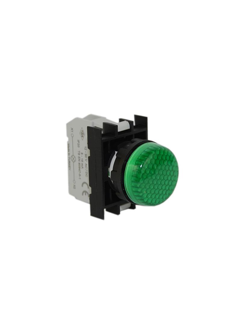Lampka sygnalizacyjna B z LED 100-250V AC/DC zielona