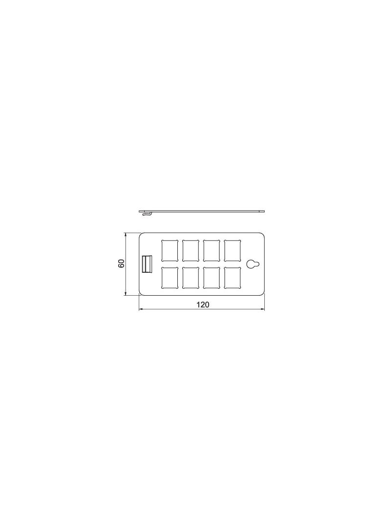 CP45-TP 8C Wspornik montażowy Keystone