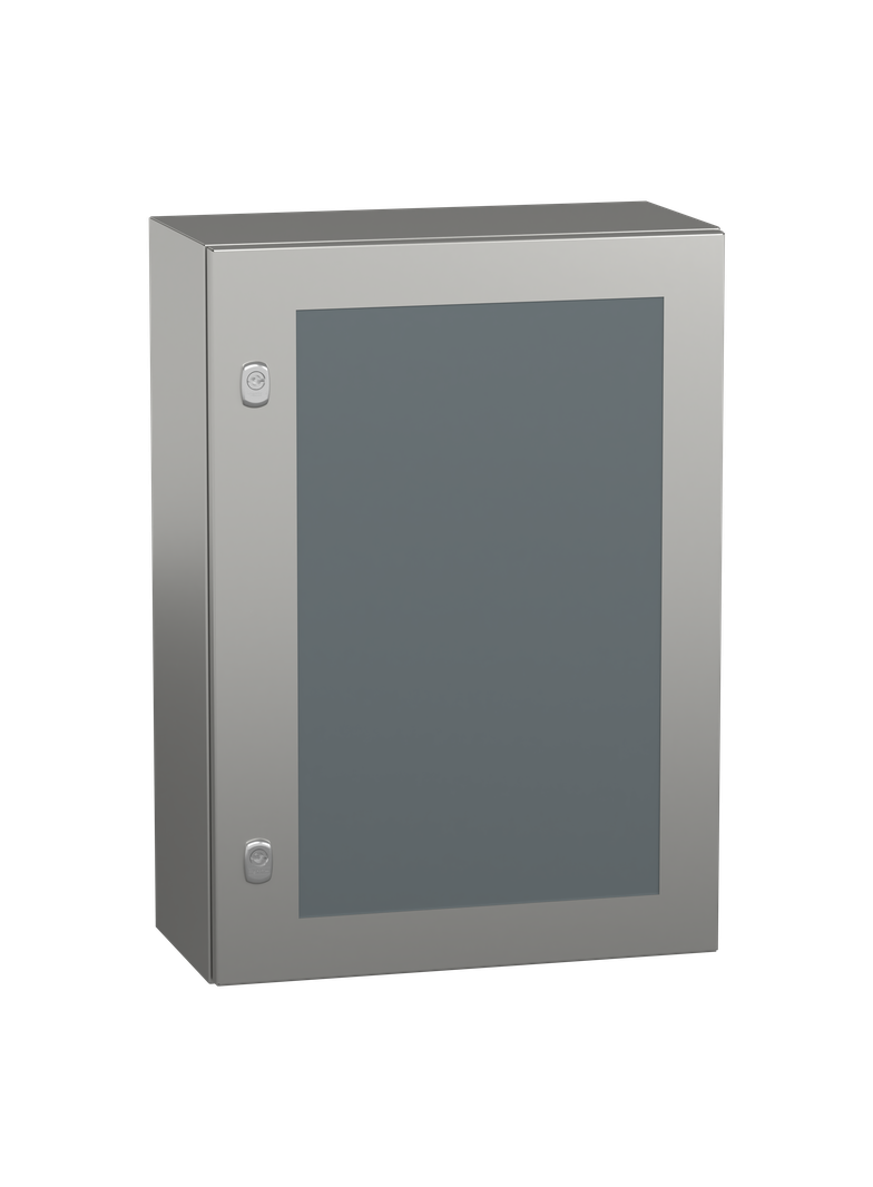 Spacial Obudowa wisząca ze stali nierdzewnej S3X IP66 304L drzwi transparentne 700x500x250mm