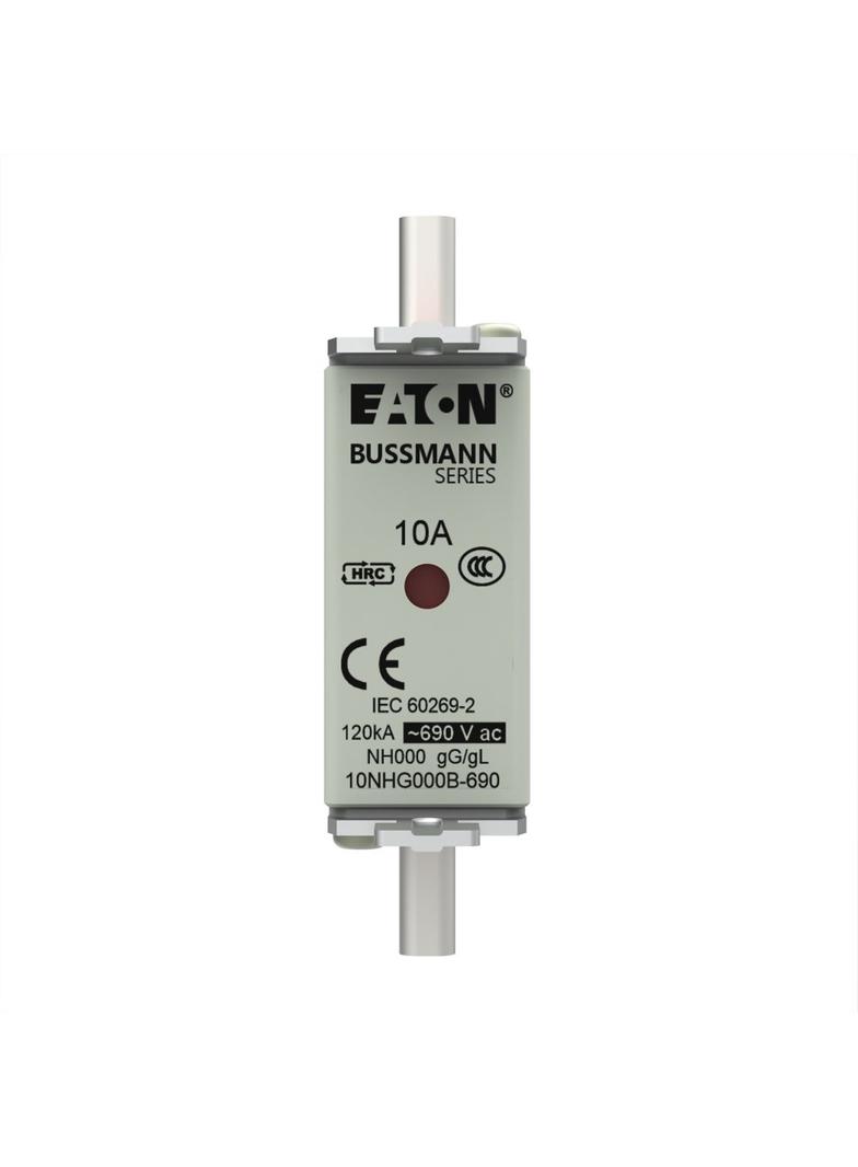 NH FUSE 10AMP 690V gG SIZE 000 Wkładka NH000 10A 690V GL/GG podwójny wskaźnik 10NHG000B-690 EATON