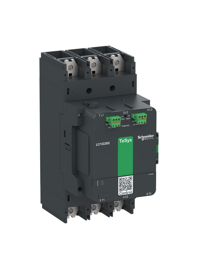 Stycznik mocy, TeSys Giga, 3 biegunowy (3NO), AC-3 =440V 400A, wersja rozszerzona, 200…500V szerokoz