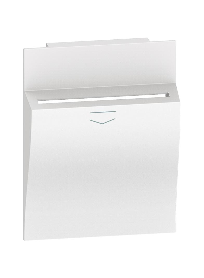 LIVING NOW - PLAKIETKA ŁĄCZNIKA HOTELOWEGO - 2 MODUŁY - BIEL, Bticino