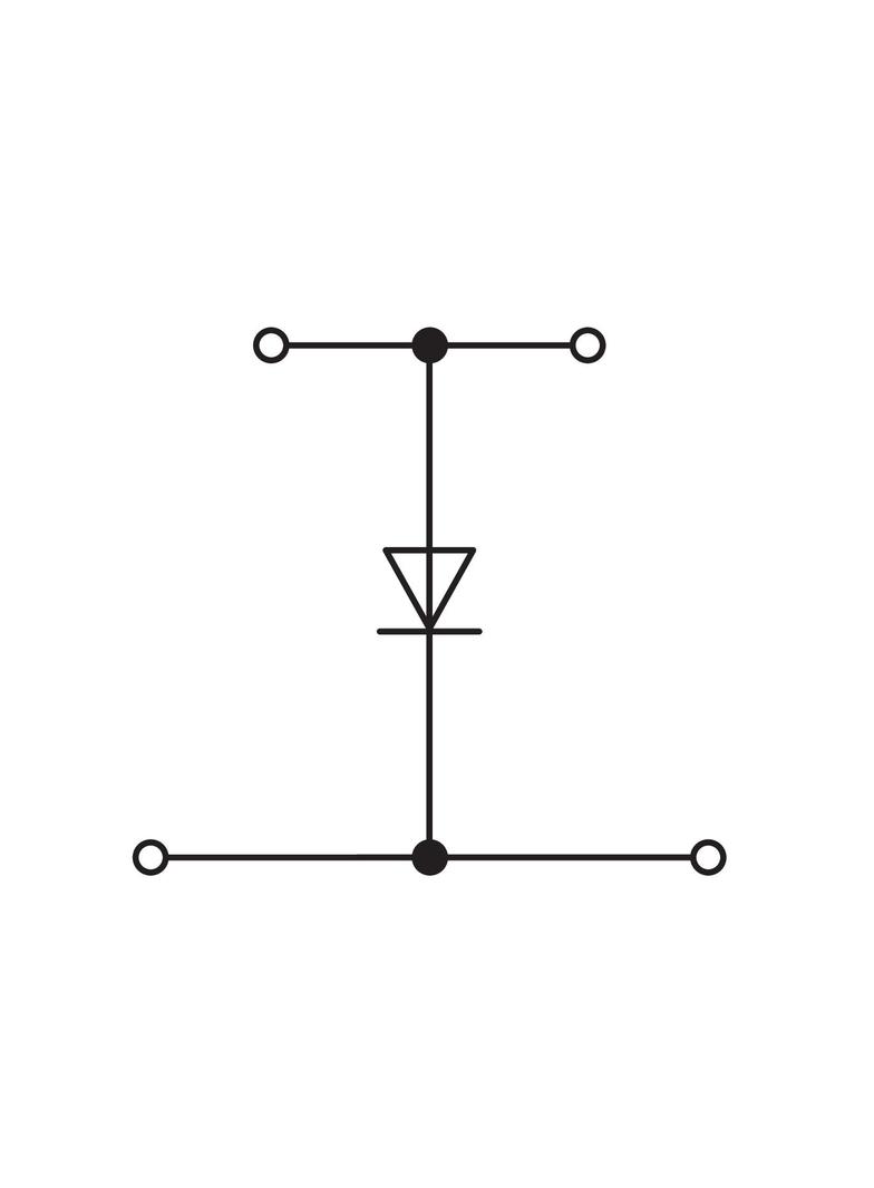 dwupiętrowa złączka diodowa 2,5 mm2