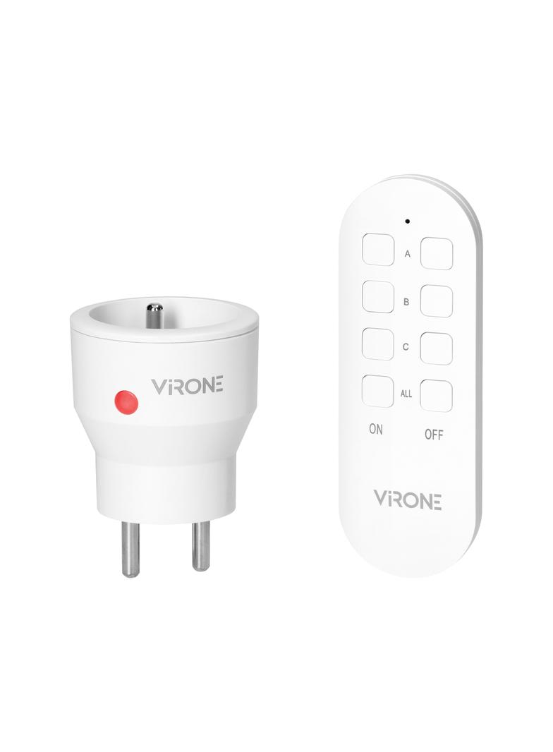 Zestaw bezprzewodowych gniazd MINI, sterowanych pilotem 1+1, 2300W