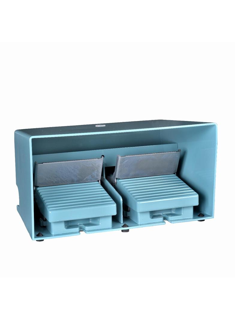 Harmony XPE Łącznik nożny podwójny z osłoną niebieski 4 NC+ 4NO metalowy XPEM5110D