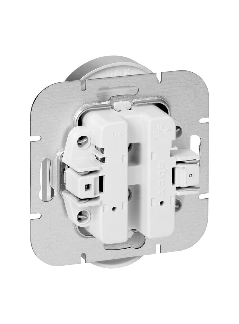 Gniazdo podwójne podtynkowe 2x2P+Z Pearl, 16A, 250V, PT-6 PR, srebrny