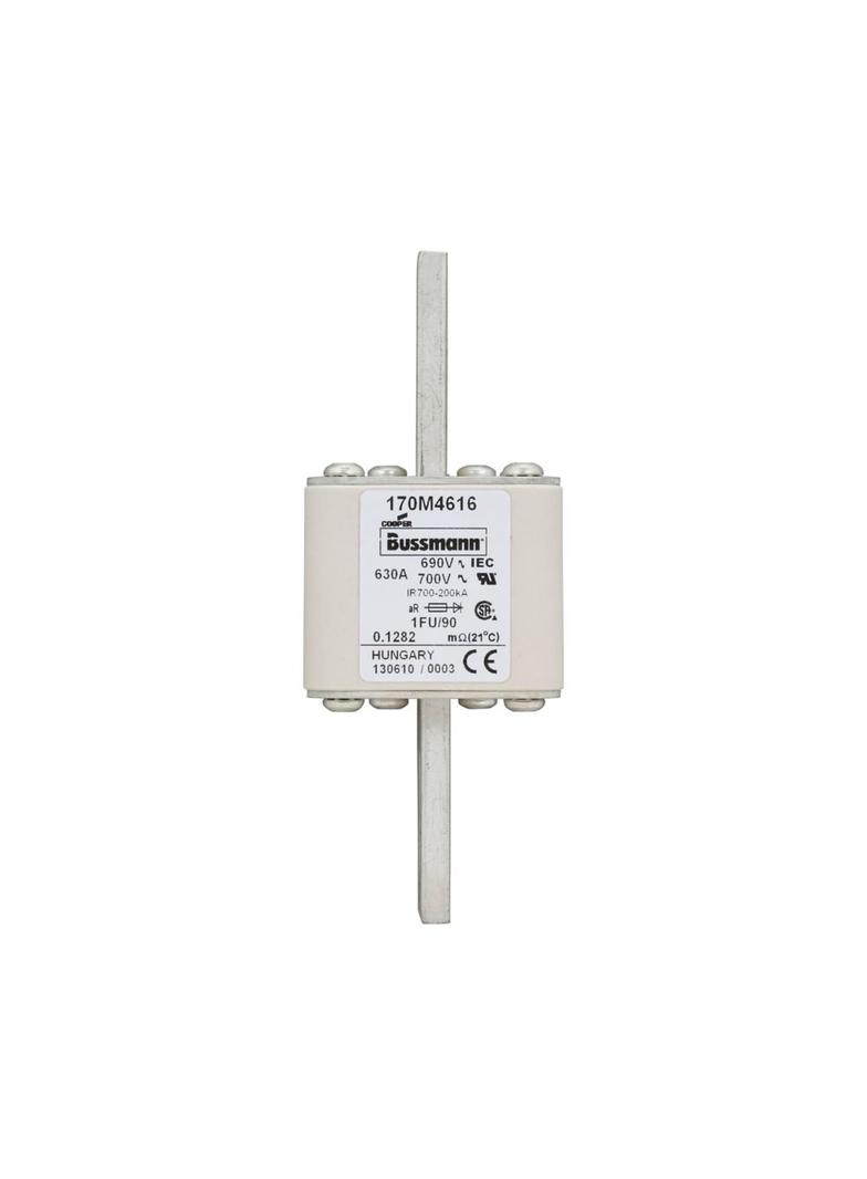 FUSE 630A 690V 1FU/90 AR UC Wkładka szybka 630A AC 690V rozmiar 1 53x69x136 mm aR IEC UL, 170M4616 E