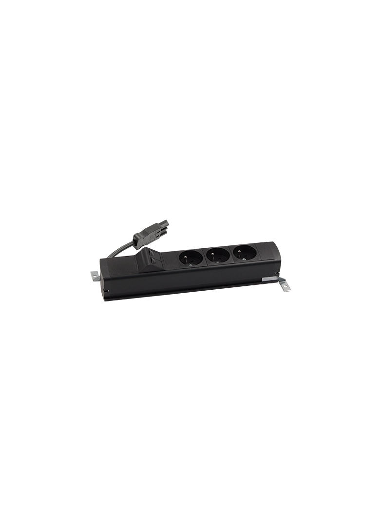 Simon 480 TS48-110E300K0-44 Listwa standardowa 3 gn. typ E i płytka 2xRJ45 keystone złącze w układz 48110E300K00000-44 KONTAKT