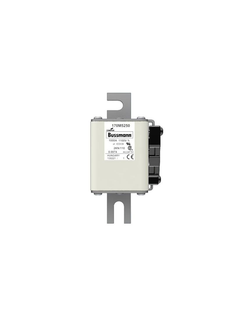 FUSE 1000A 1100V 2KN/110 AR Wkładka szybka 1000A AC 1100V rozmiar 2 61x77x138 mm aR DIN IE 170M5250