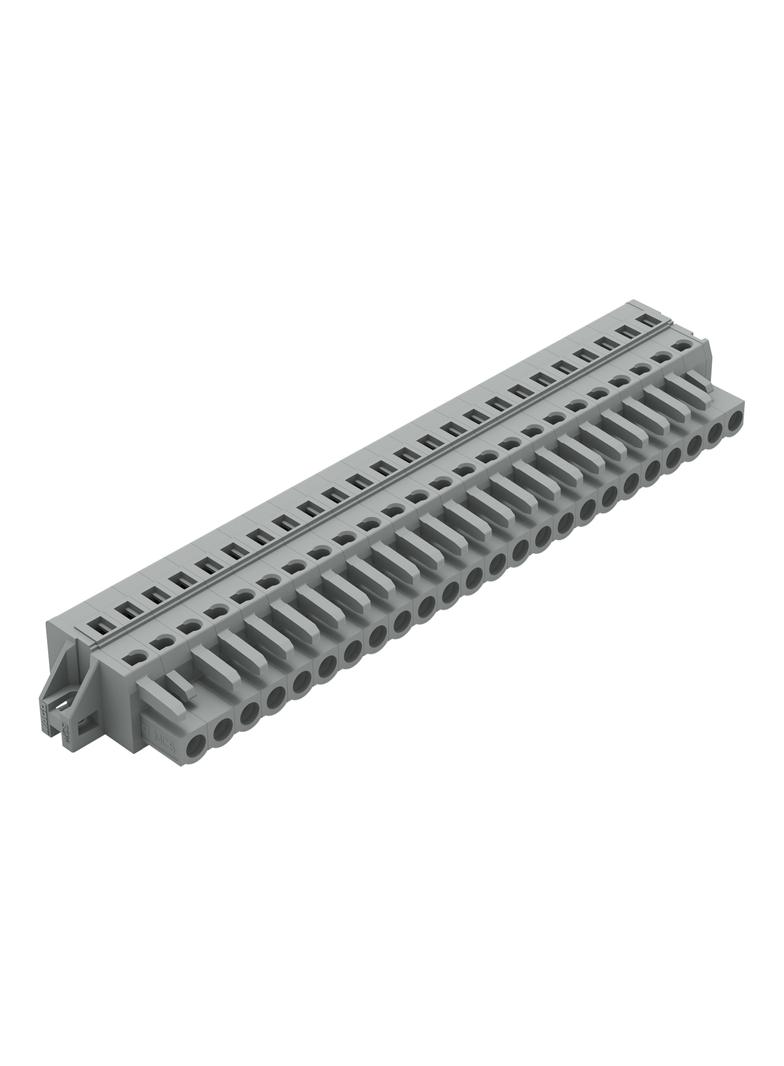 MCS-MIDI Classic gniazdo 24-bieg. szare raster 5 mm /10szt./ WAGO