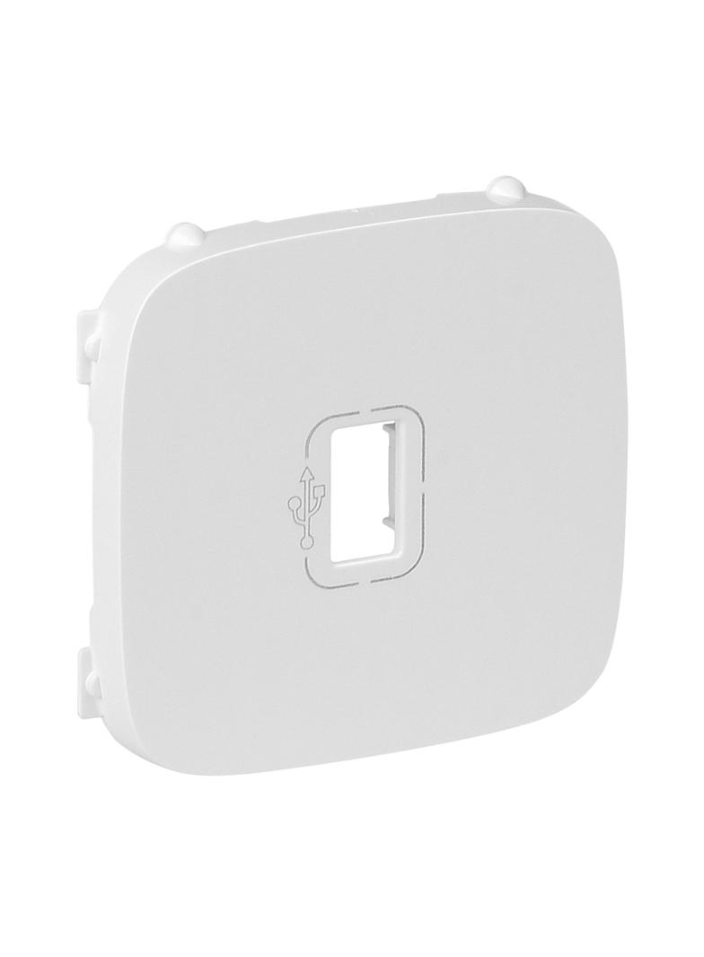 VALENA ALLURE - PLAKIETKA BIAŁA GNIAZDA USB Z PRZEWODEM, Legrand