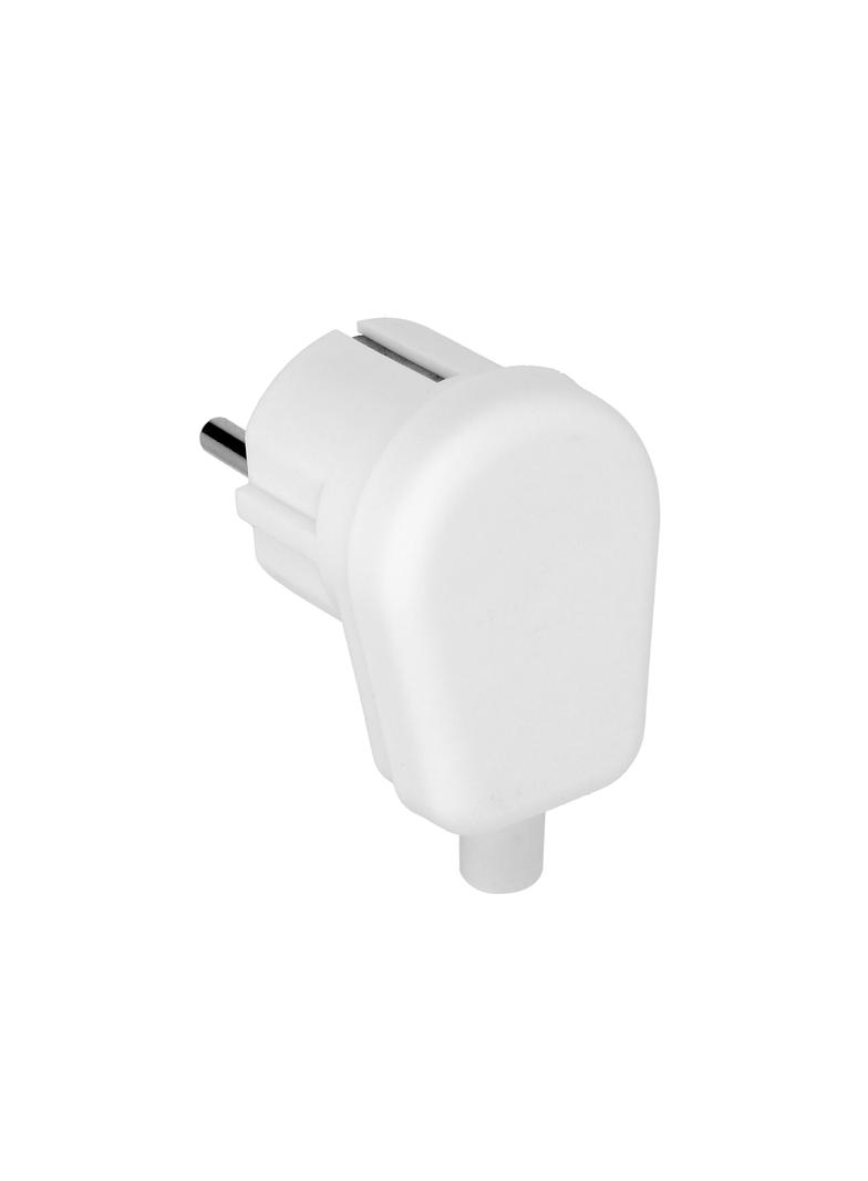 Wtyczka kątowa, Uni-schuko, rozbieralna, biała OR-AE-13182 ORNO