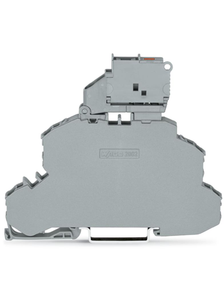 TOBJOB S złączka bezpiecznikowa dwupiętrowa z uchylną podstawką