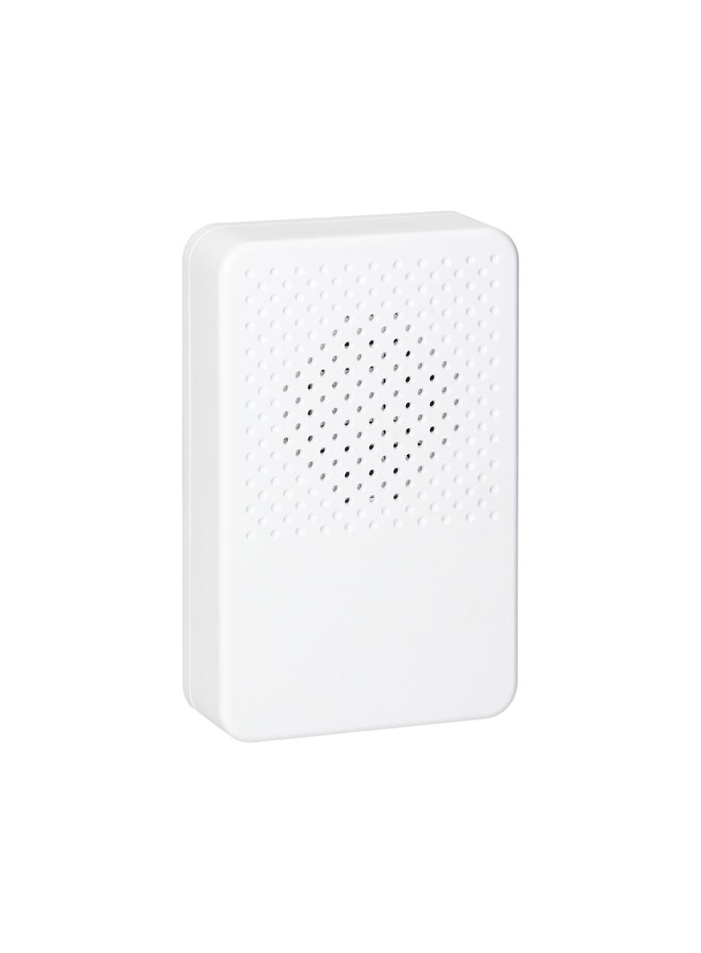 Dzwonek elektroniczny jednotonowy LARK MAXI AC, 230V, śnieżno biały OR-DP-MR-161/PW ORNO