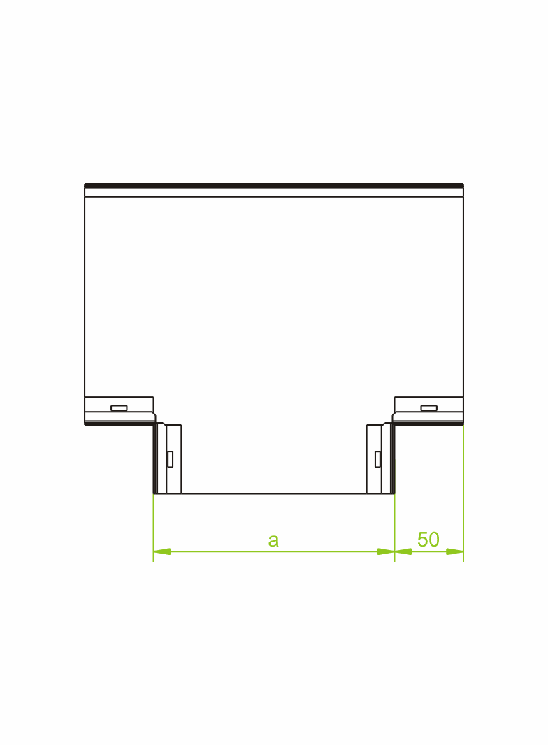 TKN190H38 Trójnik kanału 1,0 mm