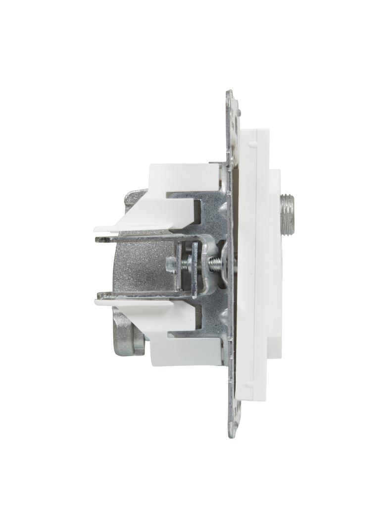 SUNO - Gniazdo TV-R-SAT przelotowe 14 dB, Biały, Legrand