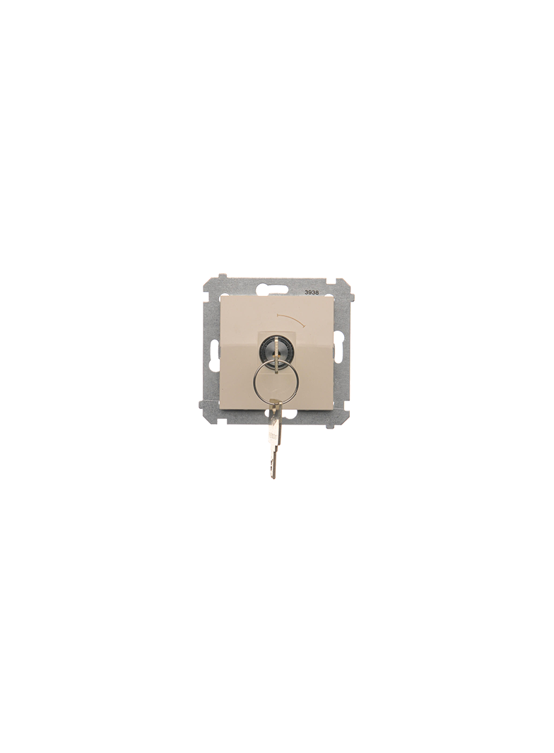 SIMON 54 WMDL-0K01Px-041 Łącznik na kluczyk chwilowy – przycisk (moduł) 2 pozycyjny „0-I” styk N/O,