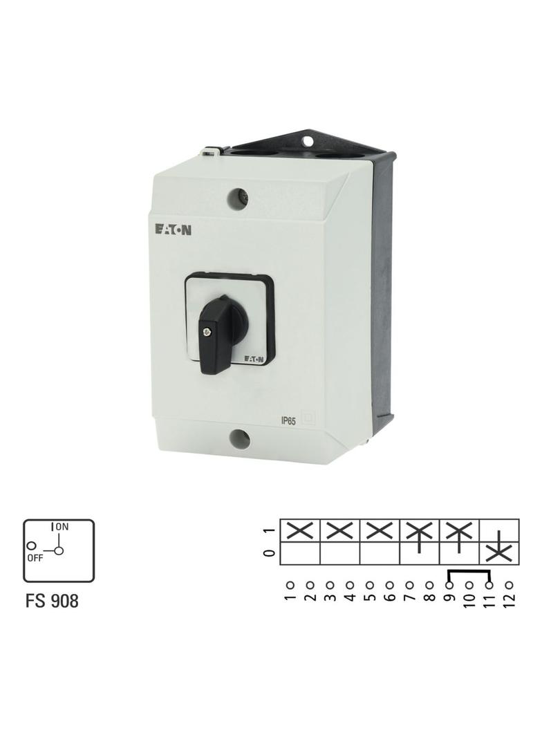 T3-3-8901/I2 Łącznik krzywkowy 32A 13kW 231951 EATON