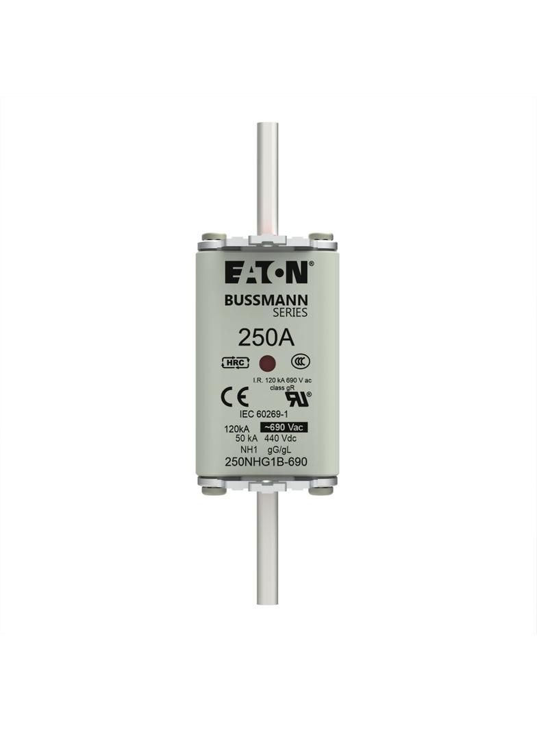 NH FUSE 250A 690V gG SIZE 1 Wkładka NH1 250A 690V GL/GG podwójny wskaźnik 250NHG1B-690 EATON