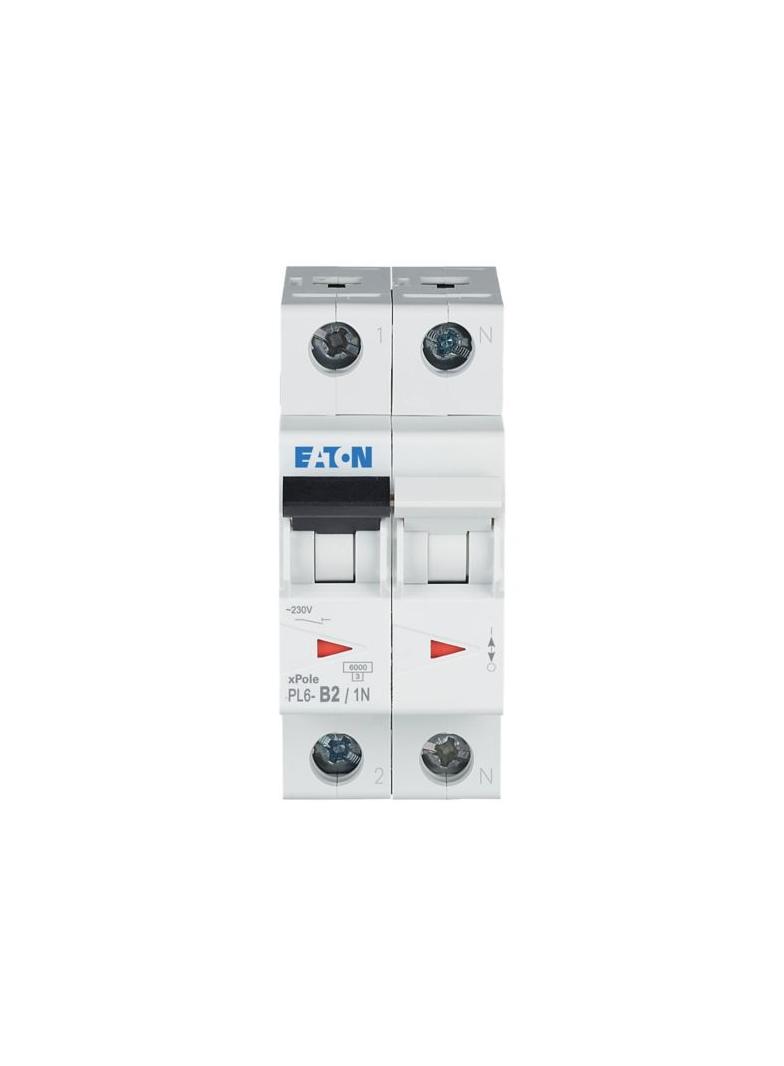 PL6-B2/1N Wyłącznik nadprądowy 6kA B2A 1P+N 164907 EATON