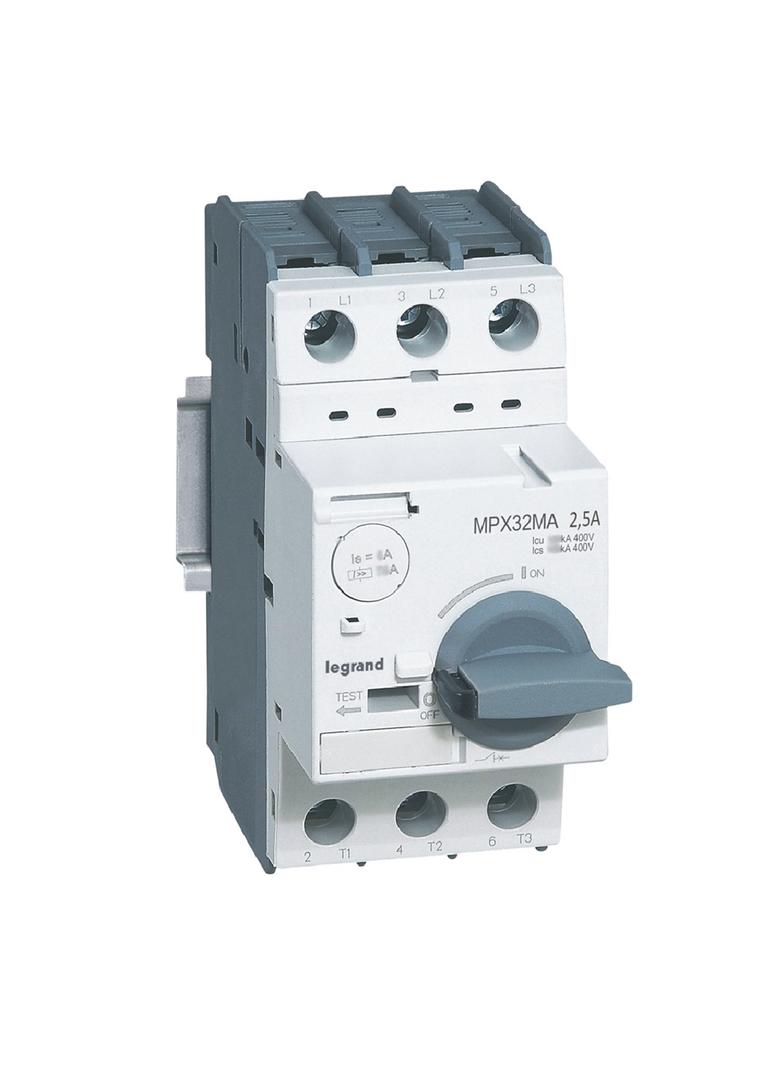 Wyłącznik Silnikowy 3P 2,5-32,5A Wyzwalacz Magnetyczny Mpx3 32Ma 417346 LEGRAND