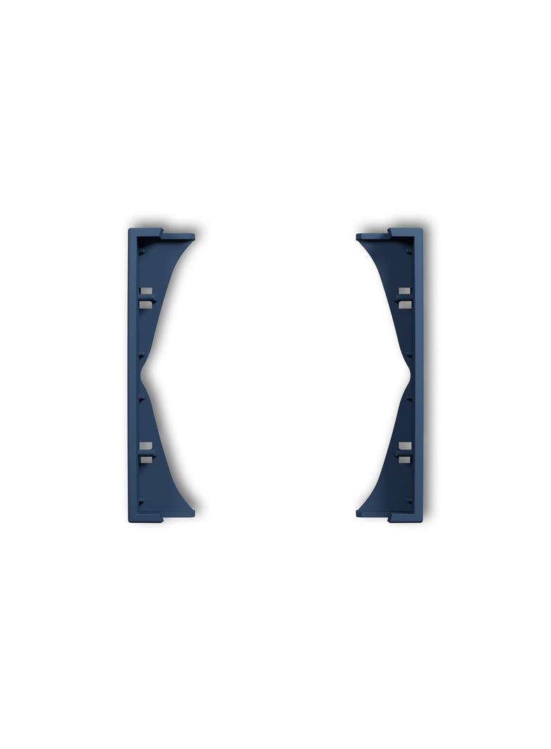 Ramka pośrednia do gniazd podwójnych navy blue