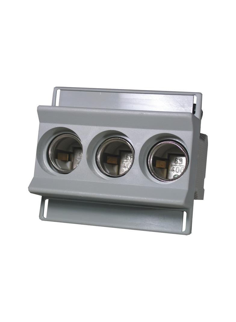 D02N/3-K E18 GNIAZDO D0 (3P) NA SZYNĘ TH