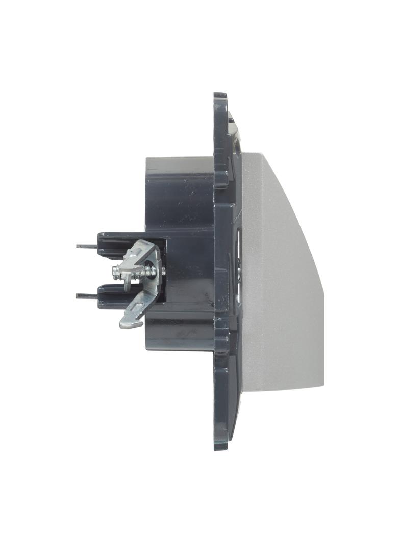 Niloe Step - wyjście kablowe- kolor aluminium, Legrand