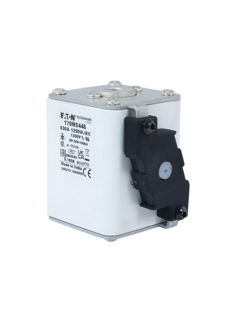 FUSE 630A 1250V 2BKN/80 AR CU Wkładka szybka 630A AC 1250V rozmiar 2 61x77x81 mm aR IEC UL 170M5446