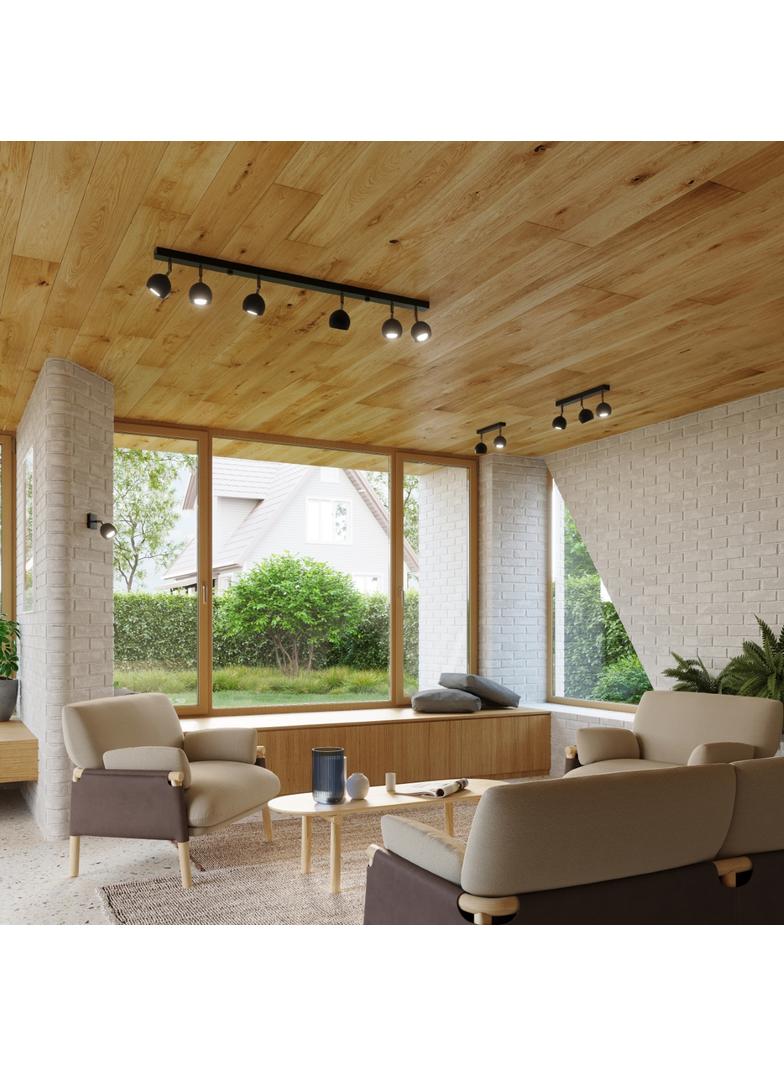 Sollux Plafon OCULARE 4L czarny SL.0447