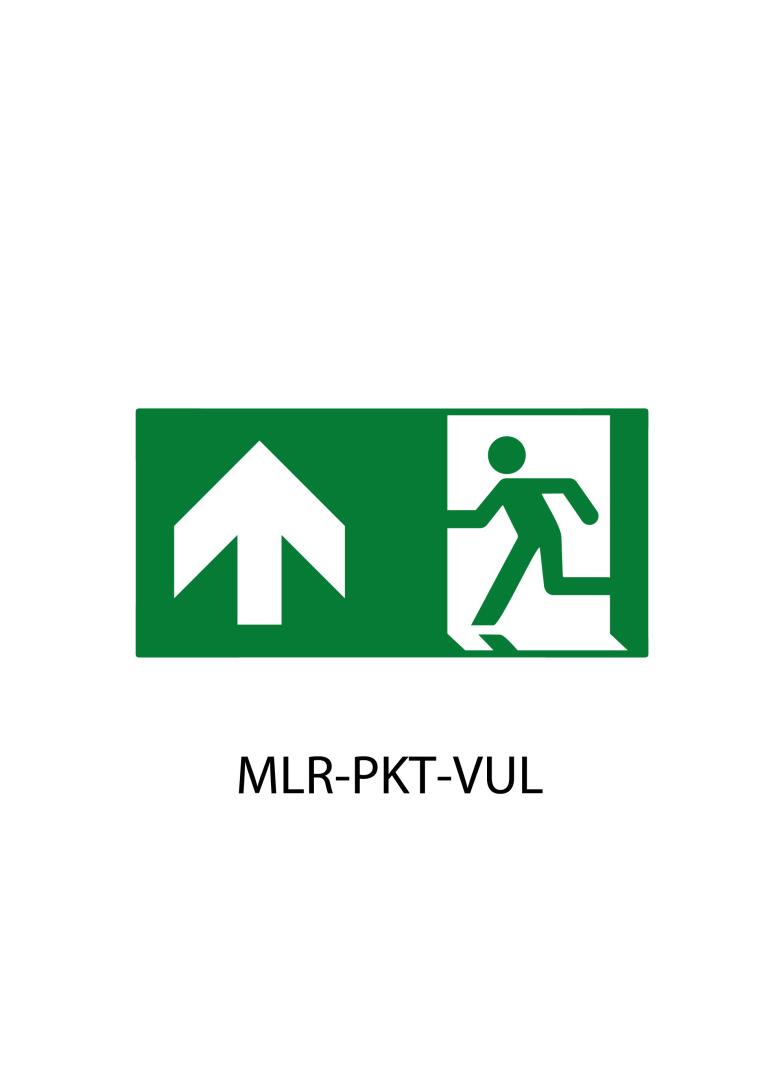 PIKTOGRAM DO OPRAWY MALER WERTYKALNY STRZAŁKA W GÓRĘ PO LEWEJ STRONIE