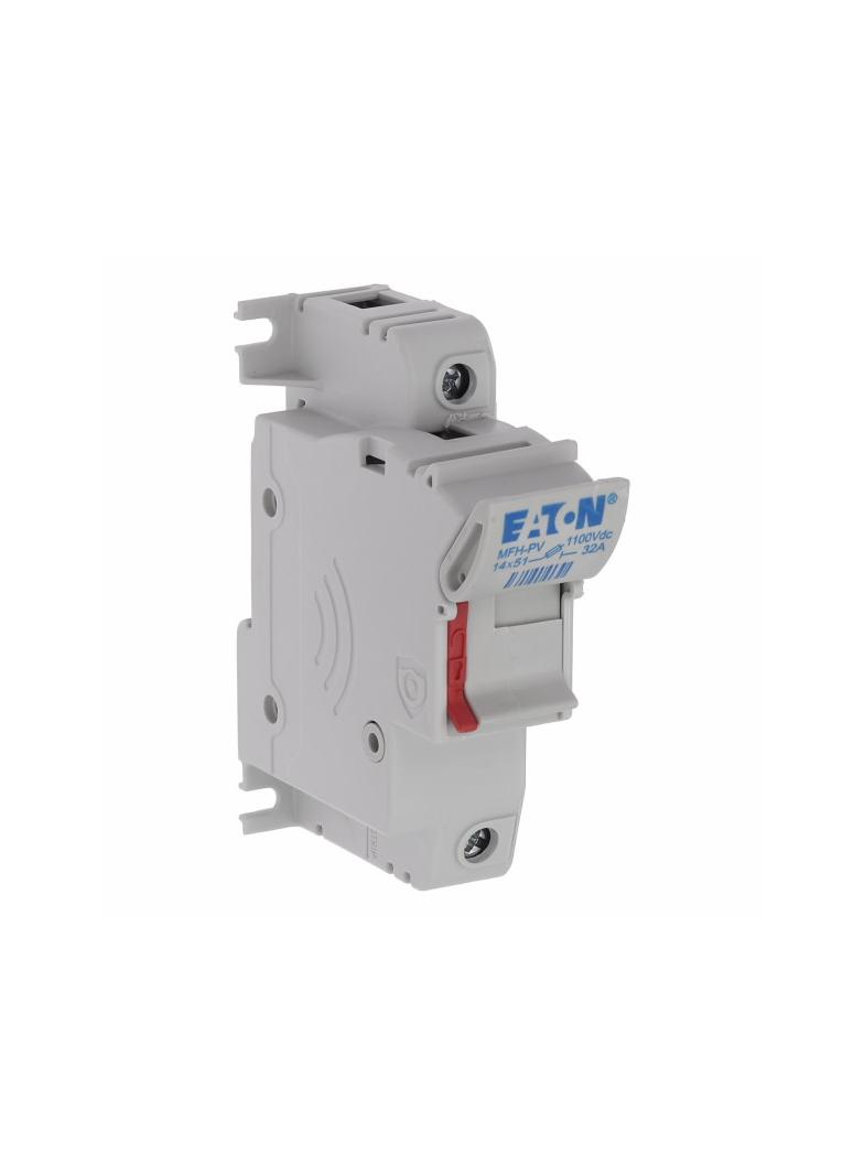 1 Pole 14x51 MFH PV Podstawa wkładki cylindrycznej 14x51 gPV 1P 32A 1500VDC fotowoltaika CHPV141U EA