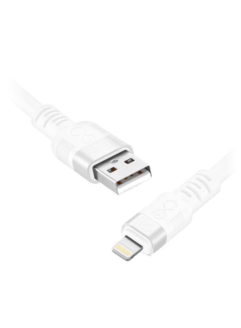 Kabel USB-A - Lightning eXc WHIPPY Pro, 2M (12W, szybkie ładowanie), kolor mix ciemny* (*wysyłany lo