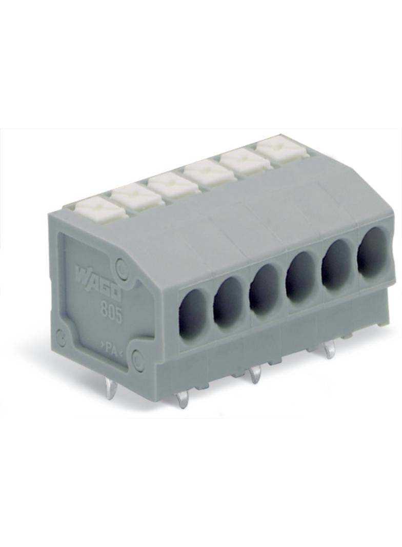 listwa zaciskowa do pł. drukowanych 8-bieg. szara raster 3,5 mm