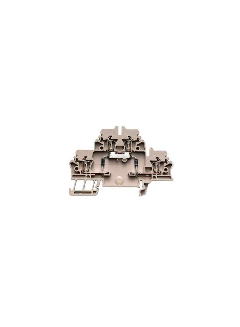 ZDK 2.5/D/4 Złączki szynowe z elementami elektronicznymi, nr katalogowy 1690040000
