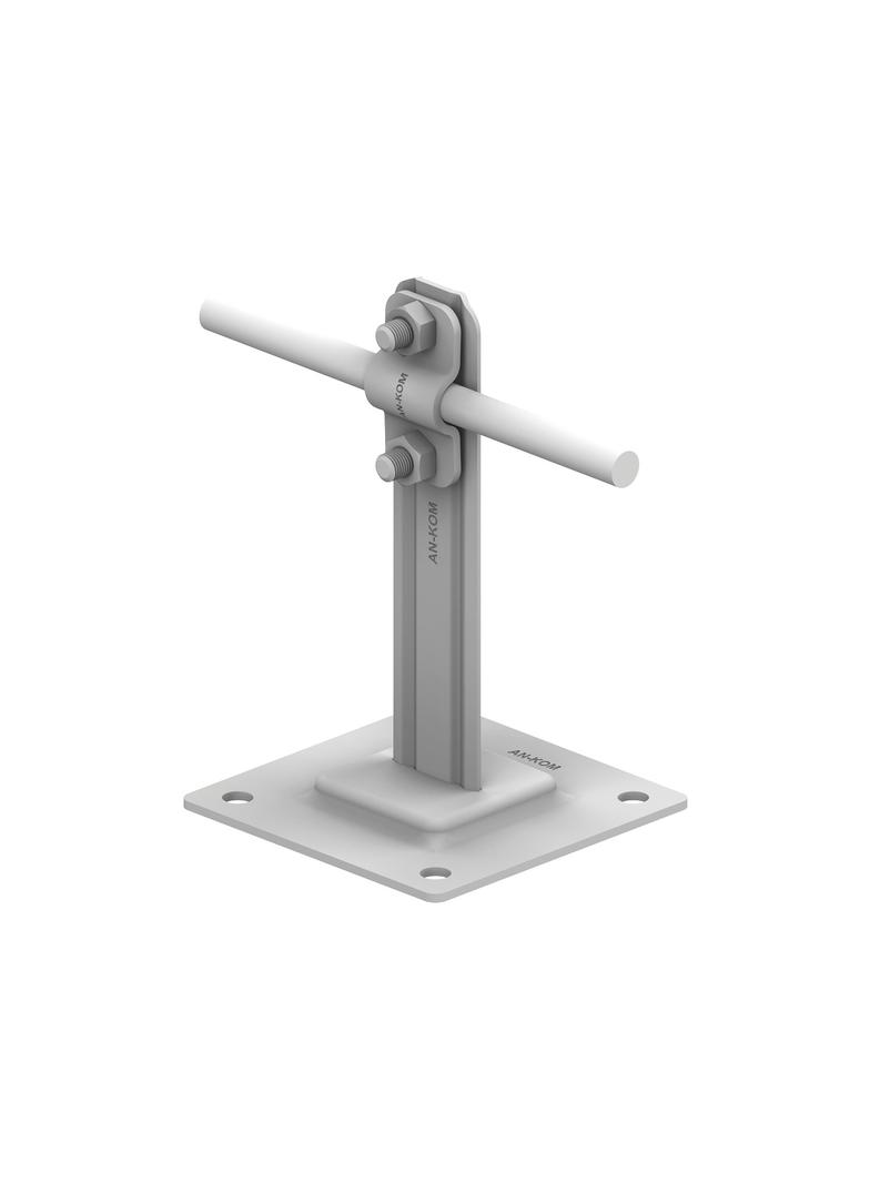 AN-11G/OG/-N Uchwyt na płytce stalowej H=12cm Z-śruba/OG/